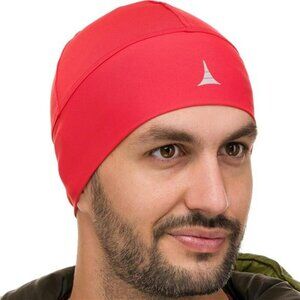 Moisture Wicking Skull Cap Helmet Liner Cooling Sweat Beanie for Sports Men